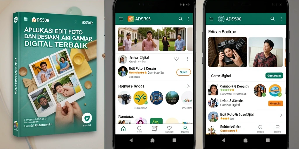 Tampilan antarmuka pengguna ADS508 yang modern dan intuitif.