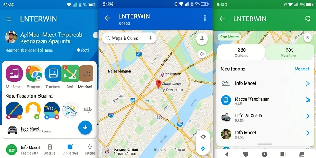 Antarmuka LNTERWIN yang informatif dan mudah digunakan untuk info macet.