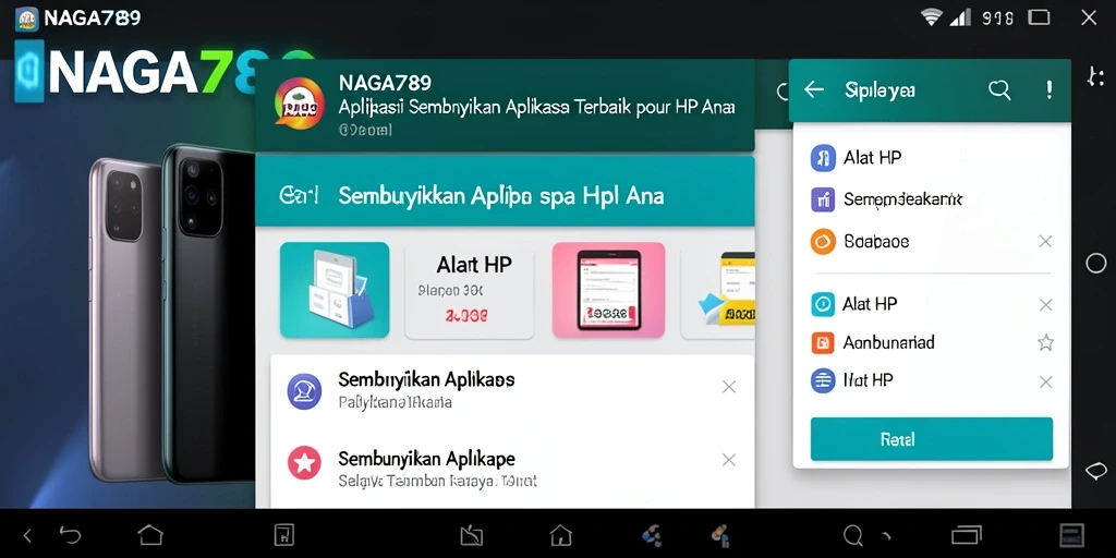 Antarmuka user-friendly NAGA789 untuk menyembunyikan aplikasi dengan mudah.